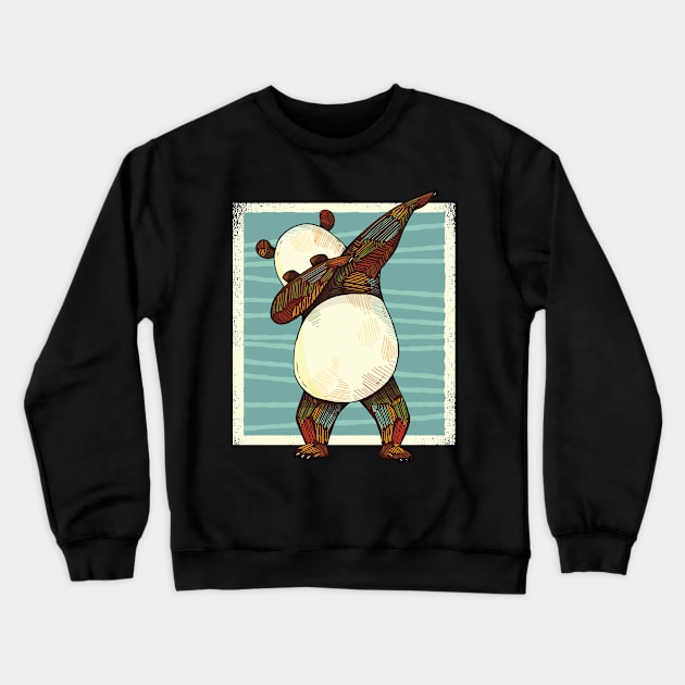 Dabbing Panda Crewneck Sweatshirt by madeinchorley